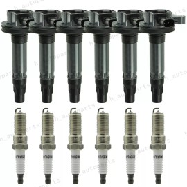 new 6PCS Ignition Coil & Spark Plug Kit For 2011-2014 Ford F-150 3.7L V6 UF553 UF595