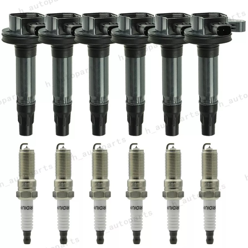 new 6PCS Ignition Coil & Spark Plug Kit For 2011-2014