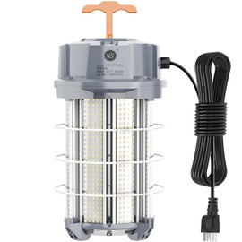 Led Temporary Work Light 280W, Portable Hanging Work Construction Lights, Linkable 5000K 42,000LM Bright for High Bay Jobsite Warehouse Outdoor Indoor Lighting Waterproof…