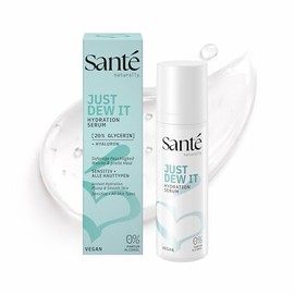 Just Dew It Serum - 30 ml - Intensive Moisturiser with Hyaluronic & 20% Glycerine - for Plump, Smooth Skin - Vegan, Alcohol & Perfume Free