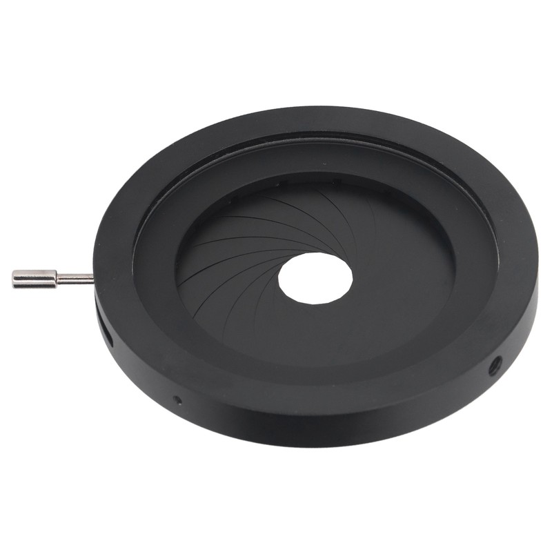 Adjustable Aperture 2‑50mm Iris Diaphragm Aluminum Alloy Manual Aperture Adjustable
