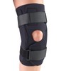 OTC Knee Stabilizer Wrap, Hinged Bars, Neoprene, Black, X-Small