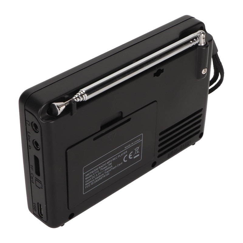 Full Band Recording Radio FM AM MP3 Player LCD Backlight