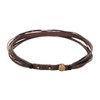 axy Men's Wrap Bracelet Leather Bracelet Men's Women's Genuine Leather