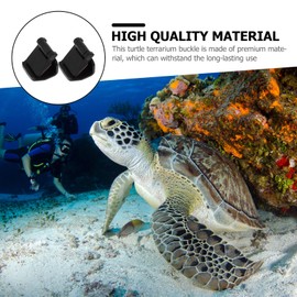 BESPORTBLE 4pcs -Escape Lock - Escape Tank Reptile Terrarium Lock Amphibia 10 Gallon Tank Lizard Aquarium Lid Clips Reptile Pet Tank Fish Tank Cover Turtle Tank Plastic Cover Clip