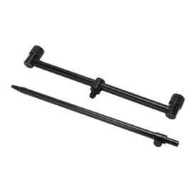 Fishing Rod Bracket Aluminium Alloy Flexible 2 Section Portable Fish Rod Ground Holder Fishing Tool(25cm Rod 45.5cm Bracket )