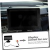 GANAZONO 1set Backup Camera Monitor for Vehicles Dual Input Rear