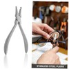 TEHAUX Eyeglass Repair Plier Stainless Steel Nose Pad Adjustment Tool
