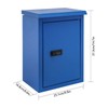 Wall Mount Key Lock Box with Combination Lock,Lockable Mailbox Hanging