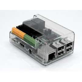 sb components Raspberry Pi 3 Model B and PiFace Digital 2 Case/Enclosure/Box - (Clear Transparent)