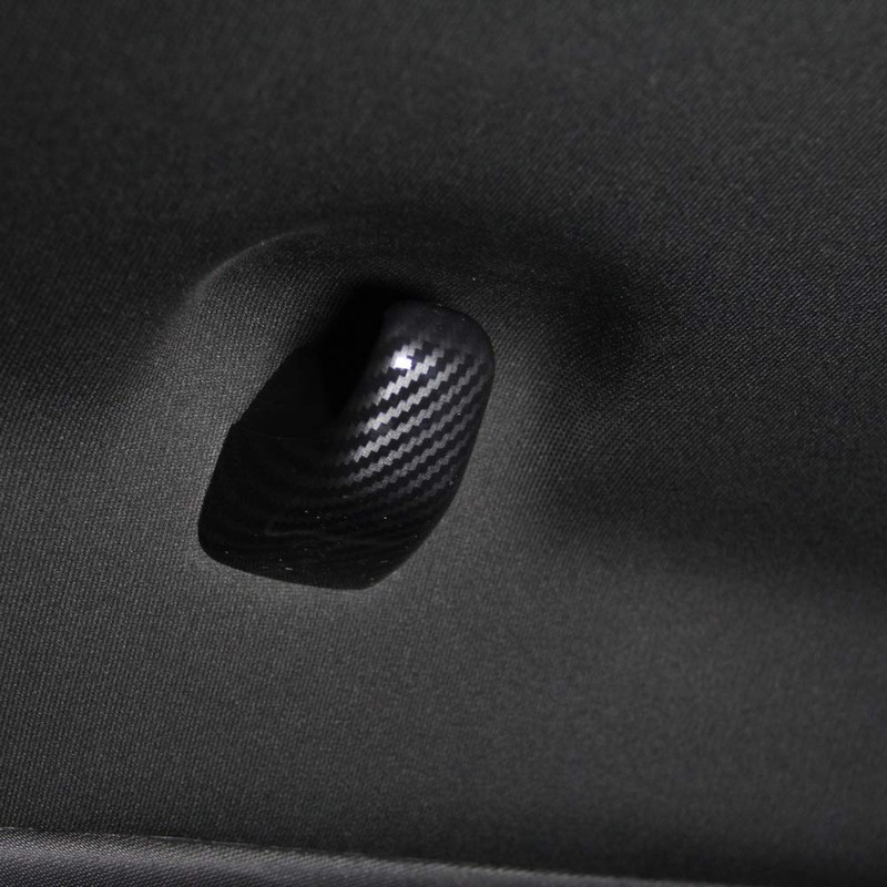 Jstotrim Carbon Fiber Rear Ceiling Roof Hook Cover Trim For