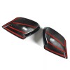 car-king888 Glossy Black Side Rearview Mirror Cover Protector Cap For