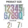 3 Inch Reflective Number Sticker for House Number, Mailbox, Signs