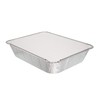 Pack of 10, Extra Deep Rectangular Disposable Aluminum Container Pans