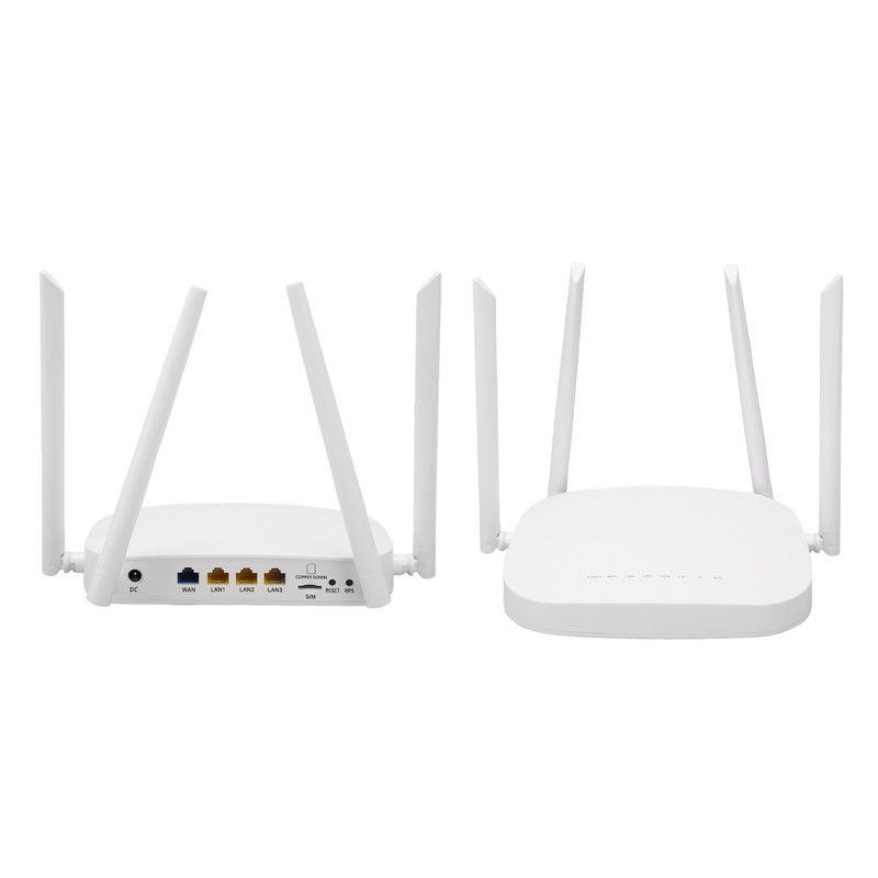 4G WiFi Router 300Mbps SIM Card Slot 4 Antennas Support