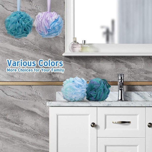 DadyMart DadyMart Bath Shower Loofah Sponge 60g Bath Mesh Pouf