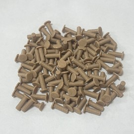 spansee 120 PCS Caps Compatible with IKEA Billy Bookcase, Bookcase Hole Covers, Bookshelf Hole Plugs Compatible with IKEA Billy (Light Wood Color)