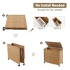 Laundry Hamper with Wheels, 52.8 Gallon(200L) Rolling Laundry Basket with