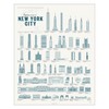 Pop Chart | New York City Buildings Poster | 16"