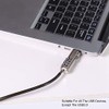 EBTOOLS - Bloqueo de cable de seguridad para computadora, 4