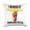 Mangonada Mango Chamoy Mexican Candy Comida Mexicana Mexico Throw Pillow