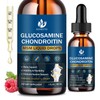 JIANKYTZ (2 Pack) Glucosamine Chondroitin MSM Liquid Drops, High Absorption,