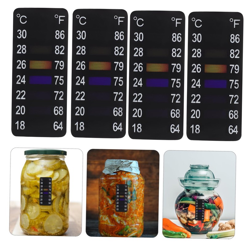 LABRIMP 32 Pcs Tank Temperature Sticker Stickers Thermometer Temperature Strips