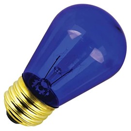 Feit Electric 02074-11S14/TB-130 Standard Screw Base Colored Scoreboard Sign Light Bulb