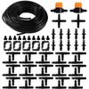 VooGenzek 65 Pieces 4/7 mm Irrigation Kit, 20 m Irrigation