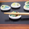 Chopsticks Rest Stylish Set of 5 Kutani Ware Yoshidaya Picture