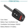 ACROPIX 3 Buttons Keyless Entry Remote Fit for Honda CR-V