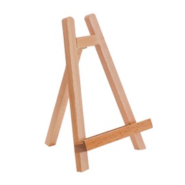 US Art Supply 10.5" Small Wooden Tabletop Easel for Painting and Display Stand - A-Frame Table Top Easel, Canvas Holder