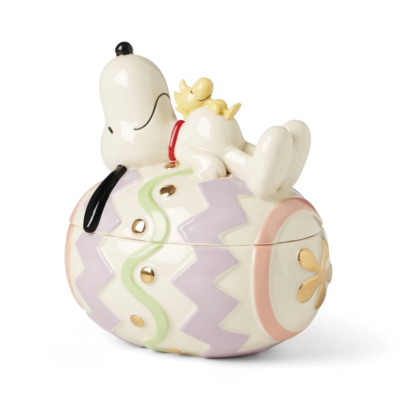 Lenox Peanuts Snoopy Easter Covered Candy Dish, 1 Count, Multi