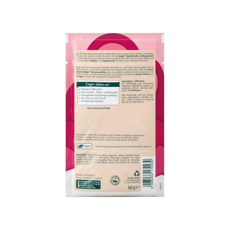크나이프 Kneipp 좋아하는 사람이 좋아하는 목욕 소금, 60g Kneipp Bath