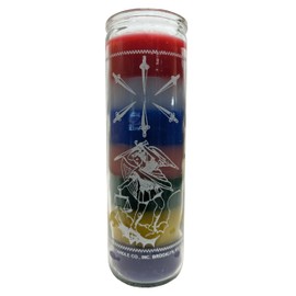 Las Siete Espadas Poderosas de San Miguel (Seven Powerful Swords of Saint Michael) 7 Color Devotional Candle