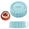 Enfudid Charlotte - Molde redondo de silicona para tartas de