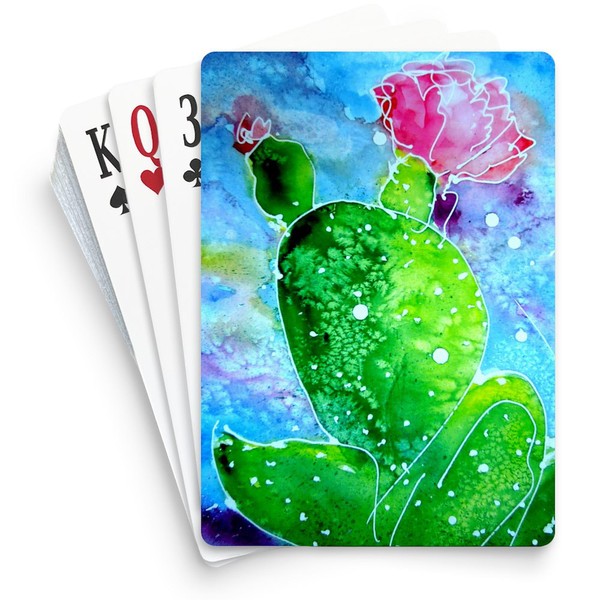 CafePress Cactus Southwest Art Standard Size Playing Cards