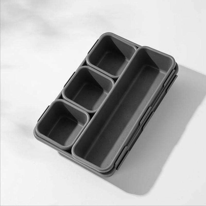 PXLAATY Drawer Dividers Storage Trays Stationery Accessories Cosmetic Trays Set