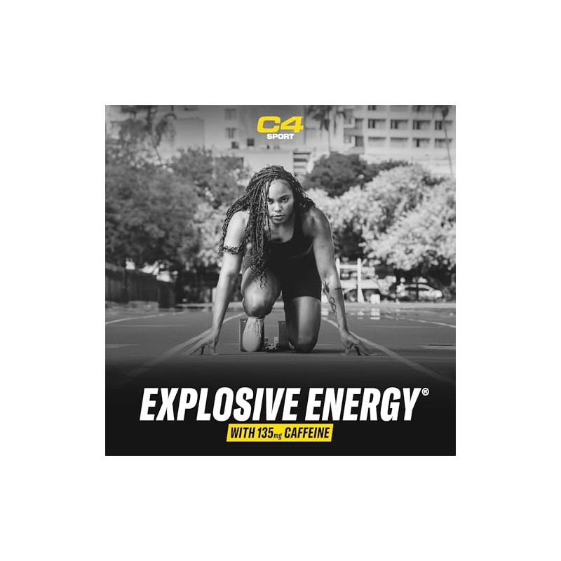 C4 Sport Pre Workout Powder Fruit Punch | NSF Certified