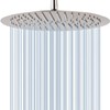 8 Inch Stainless Steel Rain Shower Head Ultrathin 75 Nozzles