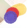 CCINEE Lace Paper Decorative Paper Coasters (6 Colors, Approximately 120