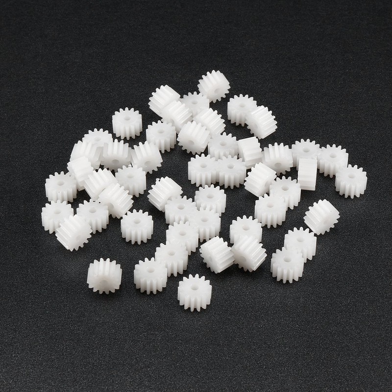 uxcell 50pcs Plastic Gears 14 Teeth Model 142A Reduction Gear