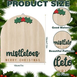 Baby Christmas Milestone Cards Decoration, Wooden Baby First Christmas Winter Baby Announcement My First Holiday Milestone Sign Decor, Xmas Baby Shower Decorations for Newborn Photography Props