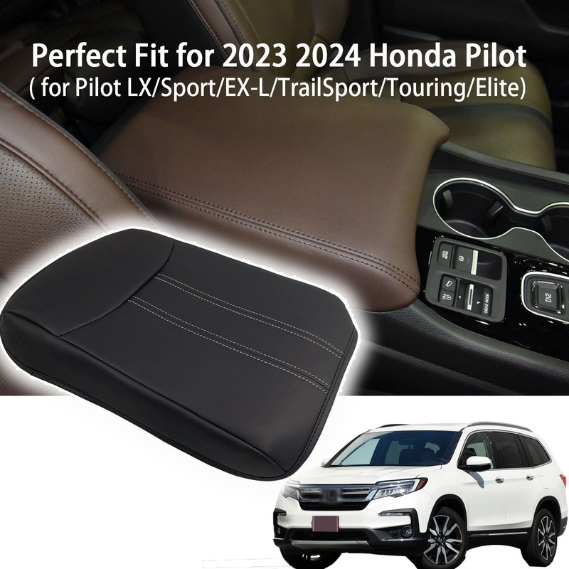 Areeyils Center Console Pad Armrest Box Cover Compatible with 2023