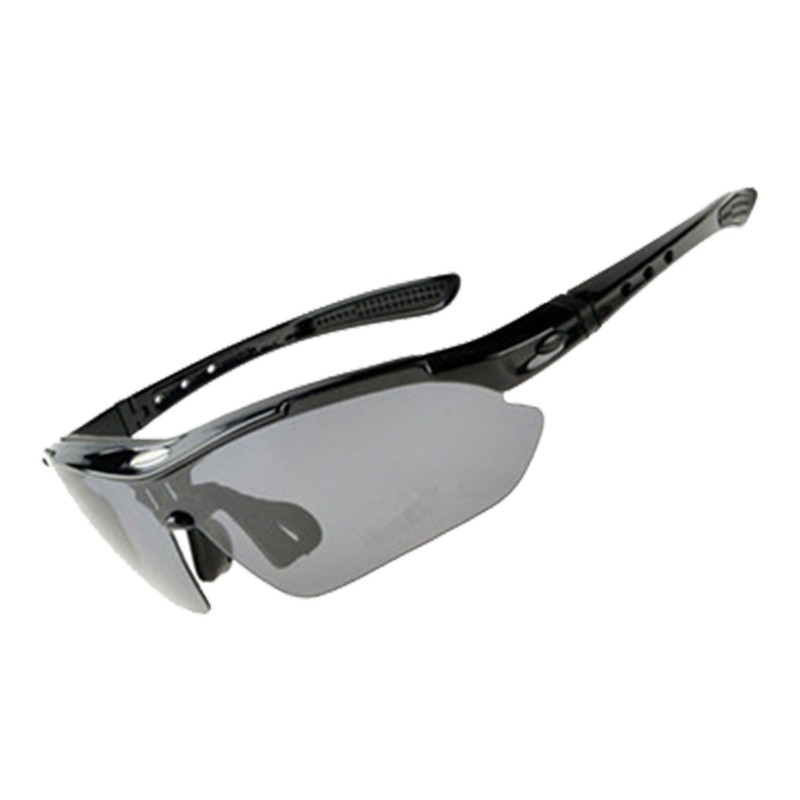 Cycling Sunglasses UV 400 Protection Clear 4 Replaceable Lens Sports