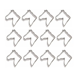 1 Dozen/12 Count Mini Horse Head 2 Inch Cookie Cutters from The Cookie Cutter Shop – Tin Plated Steel Cookie Cutters - Made in the USA