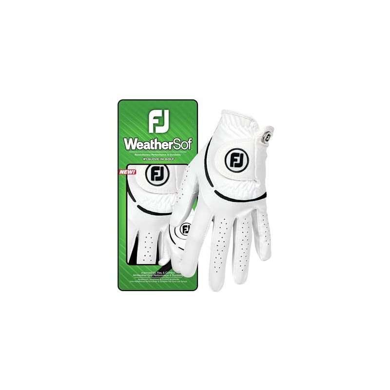 FootJoy WeatherSof Women's Golf Glove, White