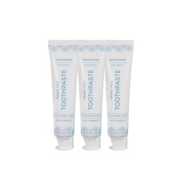 Trader joe's Toothpaste (3 COUNT, Peppermint Fluoride Free Whitening Toothpaste)