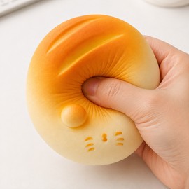 Giant Bread Squishy Toy for Squeezing & Fidgeting – 10cm Soft Slow-Rebound TPE Sensory Toy for Teens & Adults