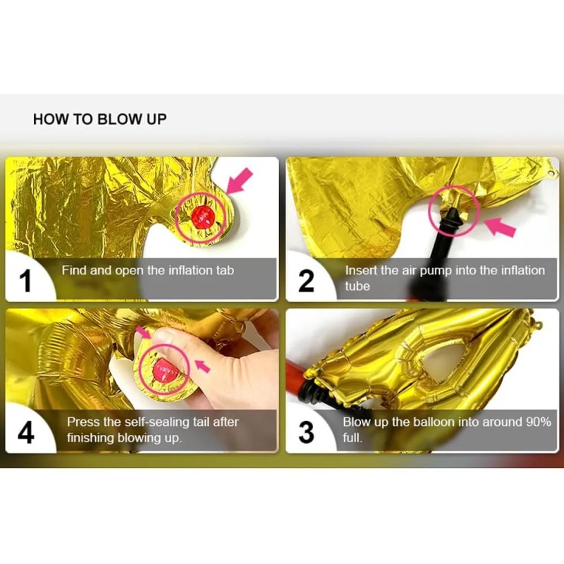 4d Rocket Helium Balloon Space Outer Foil Floy Toys Kids